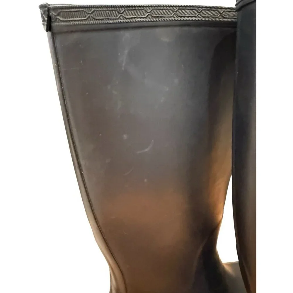 Pendelton Tall Classic Rubber Rain Boots With Buckle Womens Sz 6 Good Condition